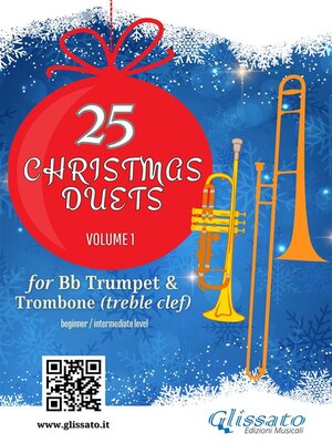 cover image of Trumpet and Trombone (t.c.)--25 Christmas Duets volume 1